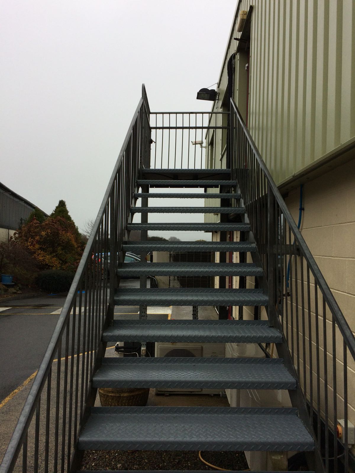 Staircase with small landings